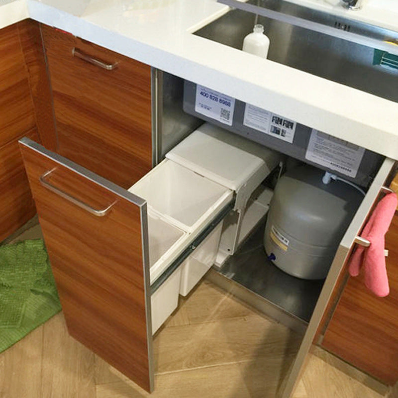 Kitchen Classification Trash Can Pull-out Cabinet Sink Cabinet Trash Can