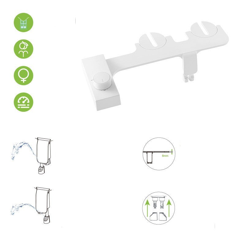 No Electricity Mechanical Intelligent Toilet Cover Body Cleaner