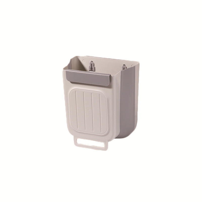 Foldable Trash Can Home Kitchen Cabinet Hanging